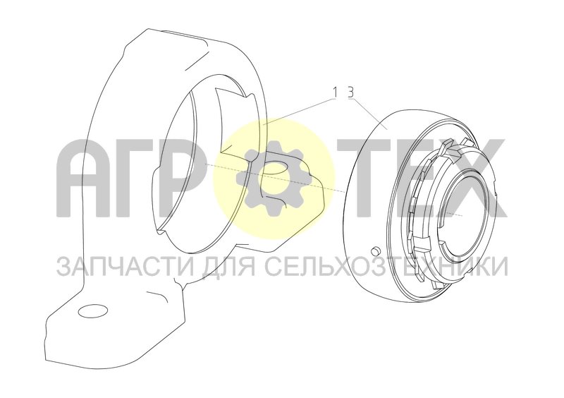 Чертеж Опора (Н.027.00.040)